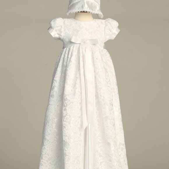 6/12M - Suzana Girls White Christening & Baptism Gown (NWT) - Picture 1 of 7